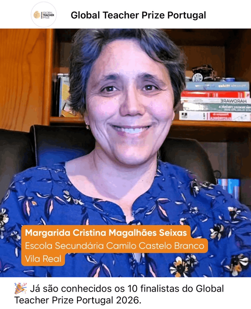 MARGARIDA SEIXAS | FINALISTA DO GLOBAL TEACHER PRIZE PORTUGAL 2026